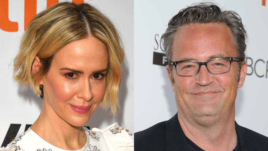 Sarah Paulson Jokes Matthew Perry Once 'Left the Room' Rather Than Kiss Her at 'Make-Out Party'