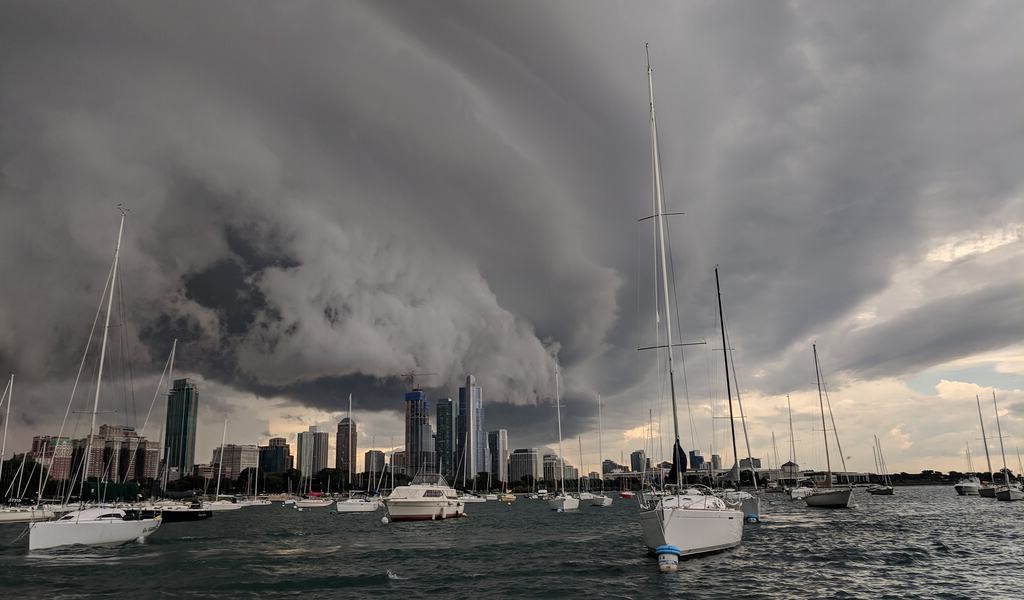 Tornado warning Chicago