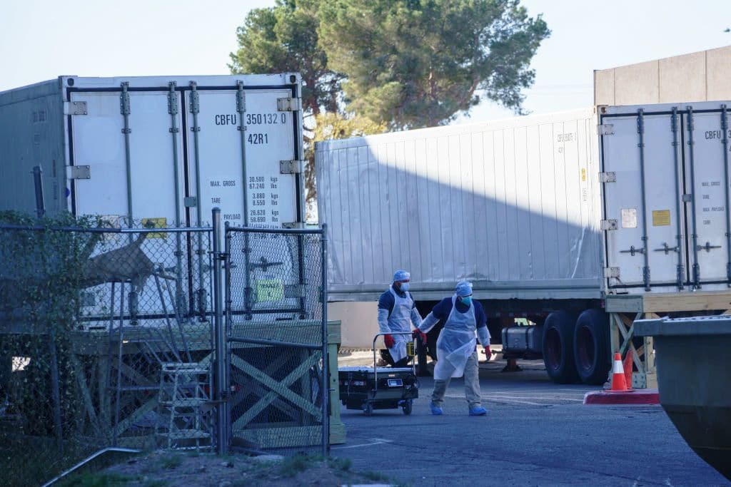Hospital to Use Freight Containers for Covid Dead as Morgue Overflow