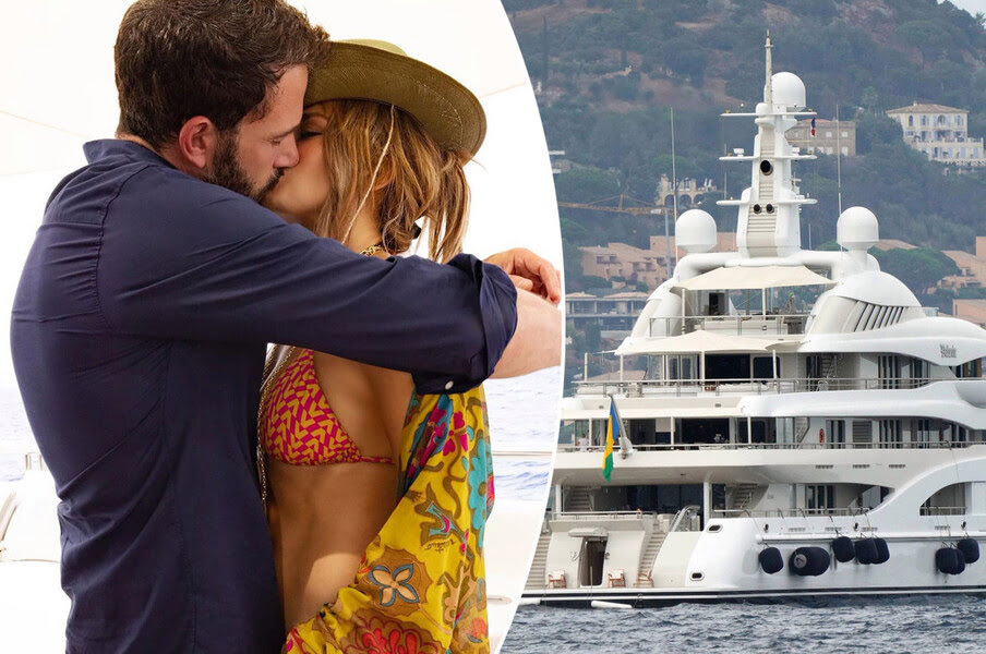 Jennifer Lopez Celebrates 52nd Birthday by kissing Ben Affleck on Luxe Yacht