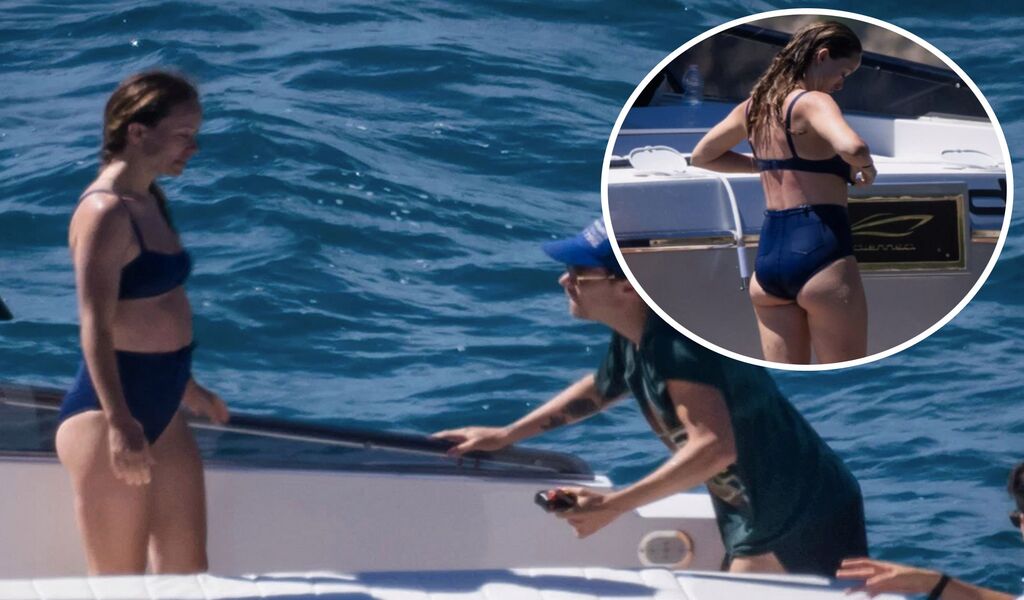 Olivia Wilde Wears High-Waisted Bikini on Yacht With Harry Styles