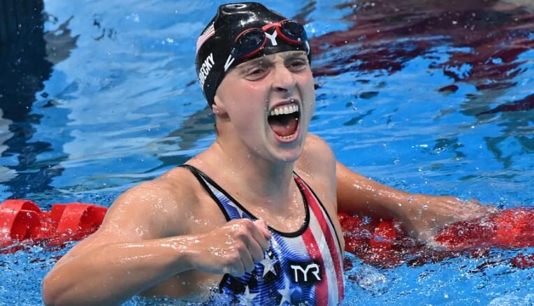Victory in the 1500m was Ledecky's sixth Olympic gold medal.