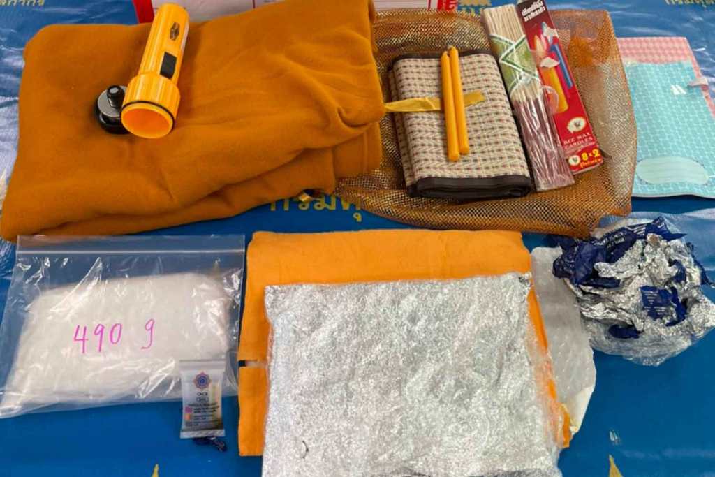 Opioid Pain Patches and Meth Found Inside Monks Pillow at Airport