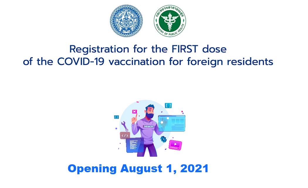 Vaccination Registration Website For Expats in Thailand to Open Sunday