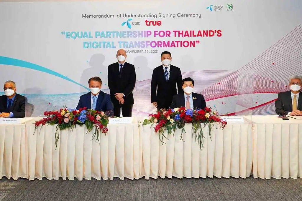Telecom Giants True and DTAC Announce New Merger