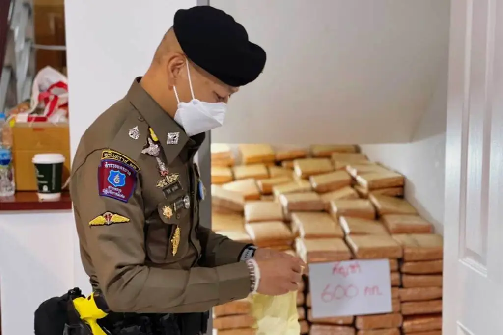 Police in Thailand Seize 600Kg of High-Grade Marijuana