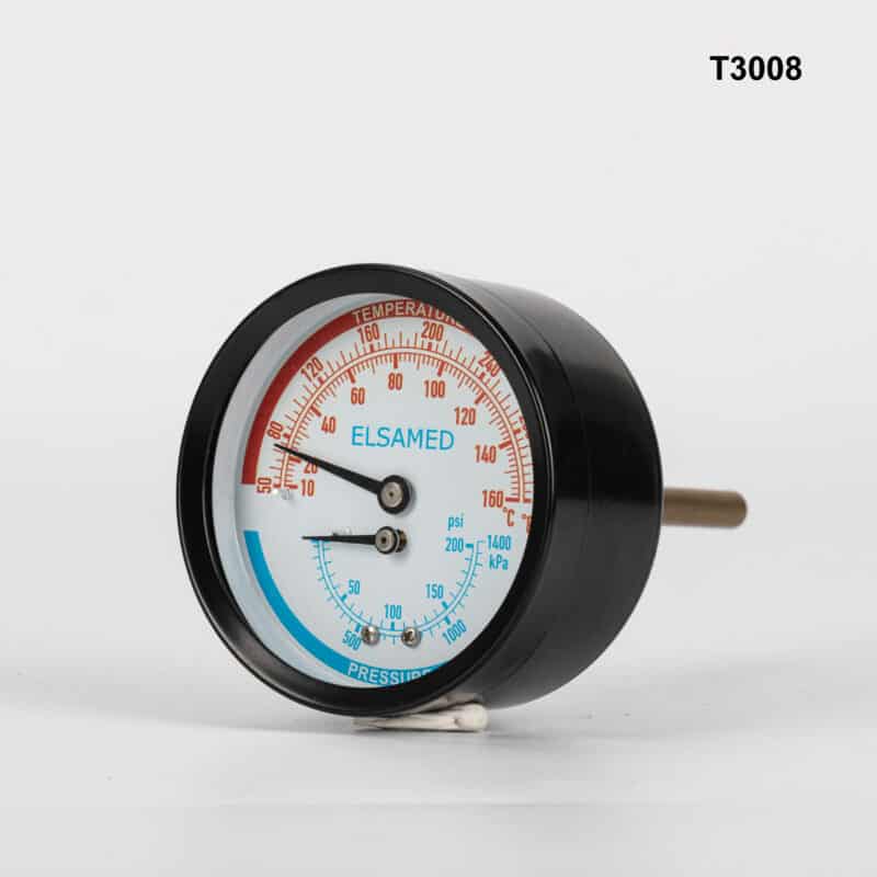 Tridicator Boiler Pressure Temperature Gauge