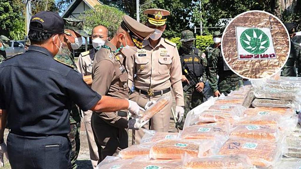 Army Rangers Seize 50Kg of Marijuana in Northeastern Thailand