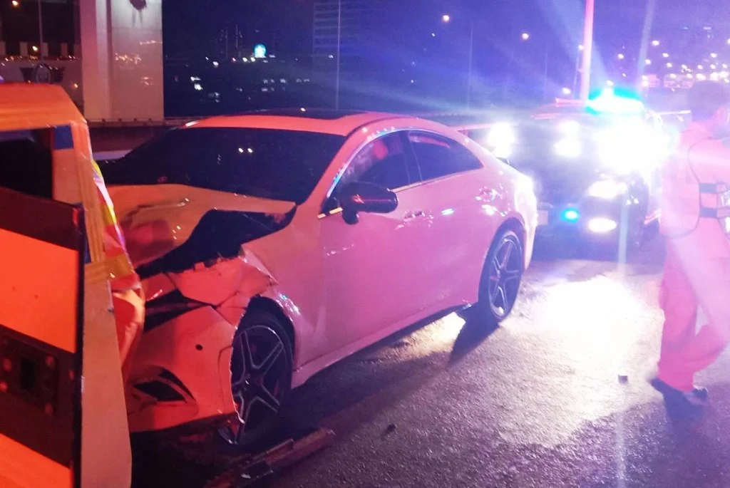 Drunk Mercedes Driver Kills 3 People in High Speed Crash