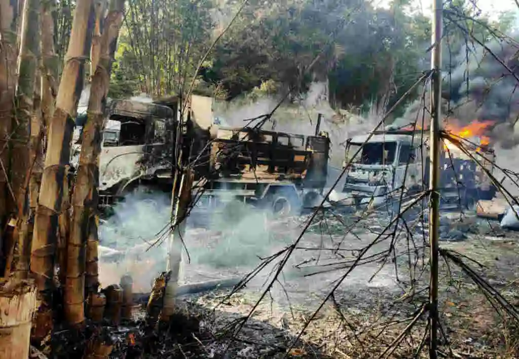Myanmar Military Kills and Burns Women, Children and Elderly
