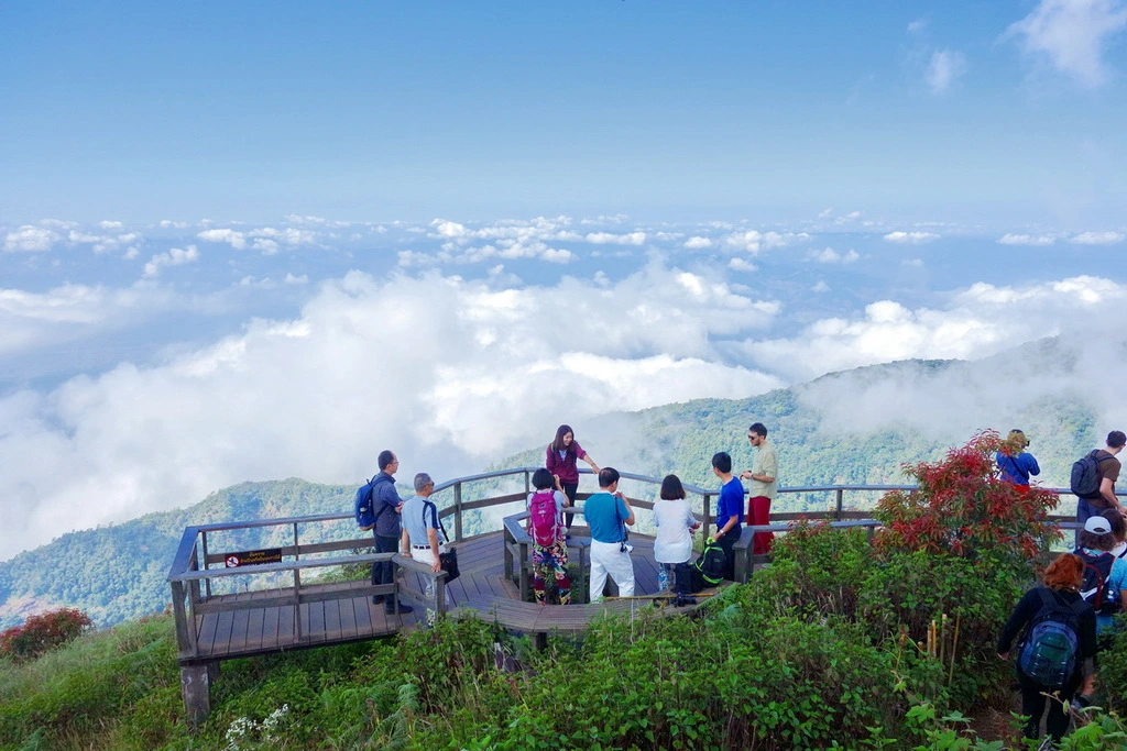 Thailand’s tallest mountain, Doi Inthanon, Chiang Mai