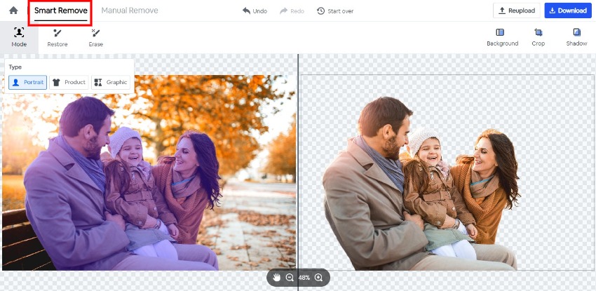 make images transparent in a click