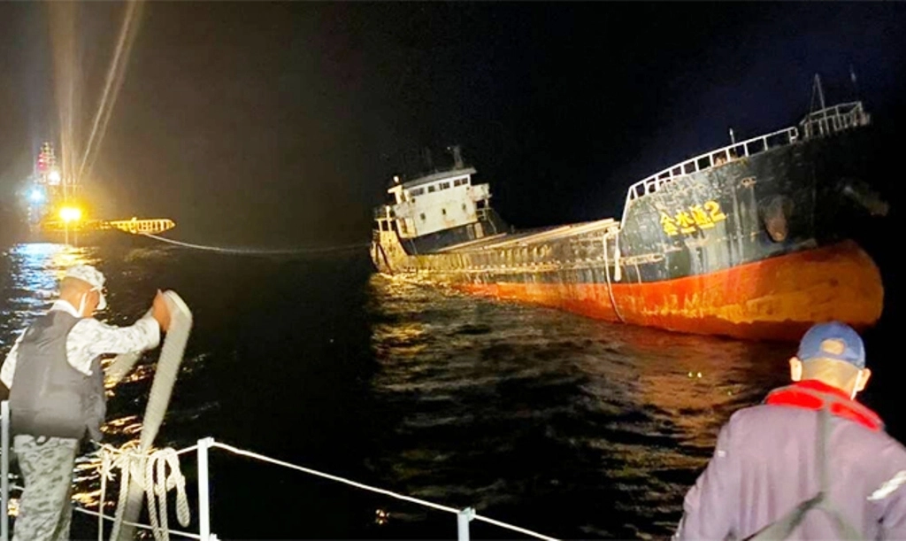 Chinese Ghost Ship Sinks Off the Southern Coast of Thailand