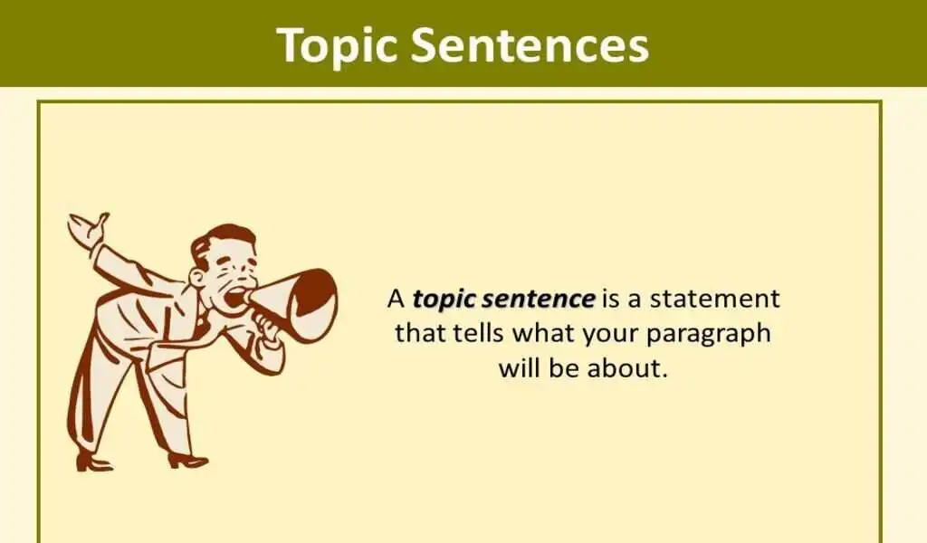 Topic Sentence