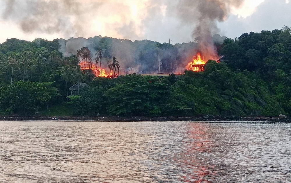 Fire Destroys Luxury Resort in Southern Thailand in 10 Minutes