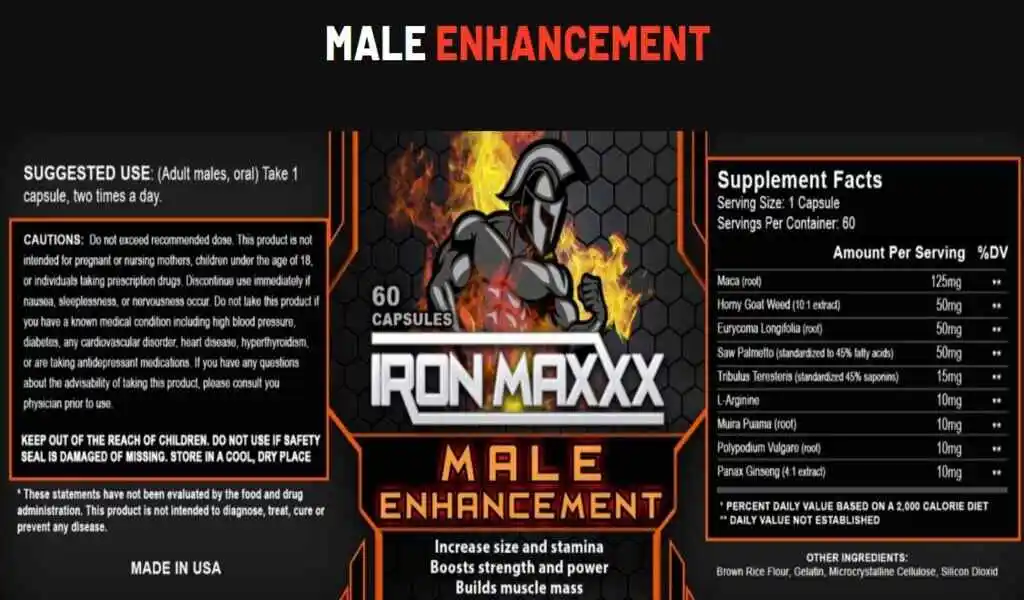 Iron Maxxx Male Enhancement