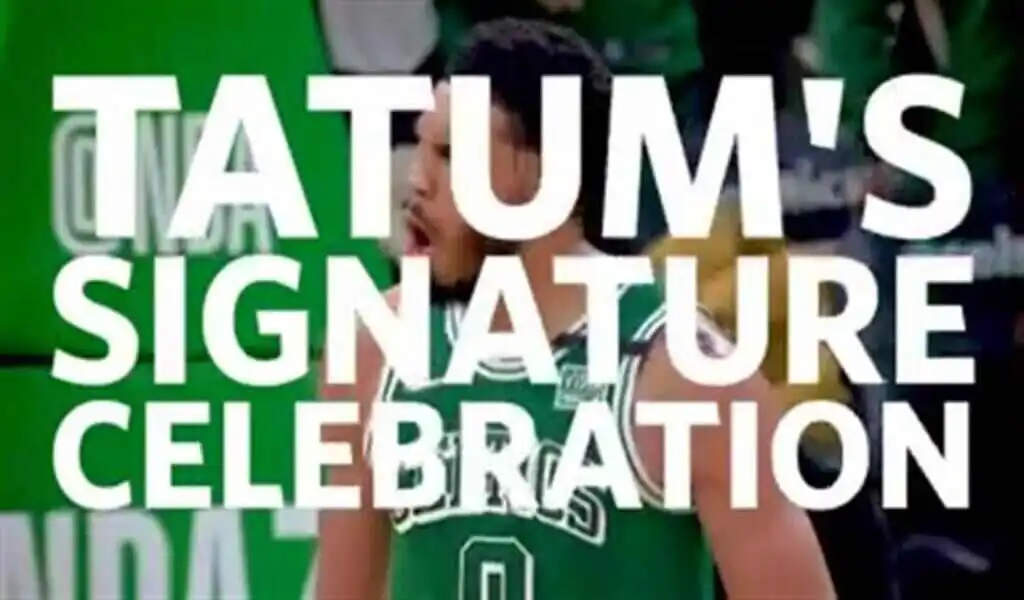 Jayson Tatum's Signature Celebration