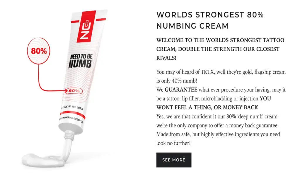 Numbing Cream