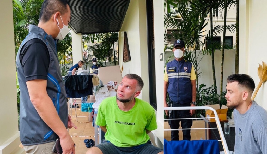 2 Ukrainian Men Wanted By US Homeland Security Arrested in Phuket
