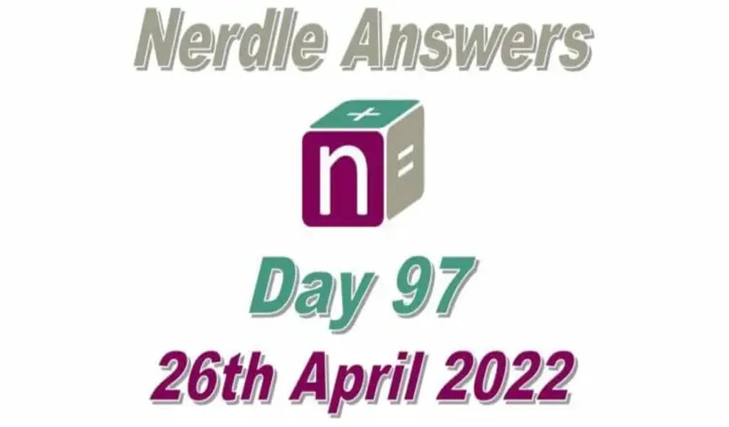 Daily Nerdle 97 April 26th 2022