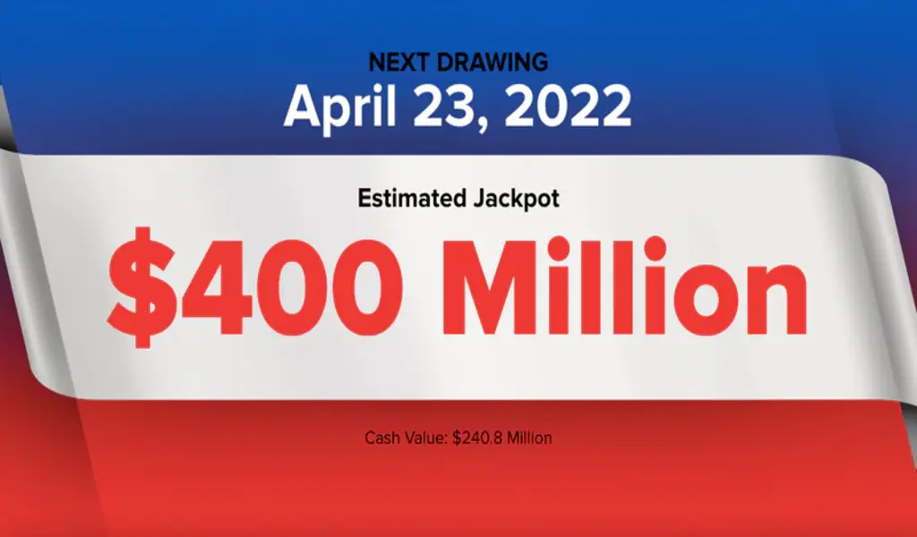 Powerball Winning Numbers For April 23, 2022 Jackpot $400 Million