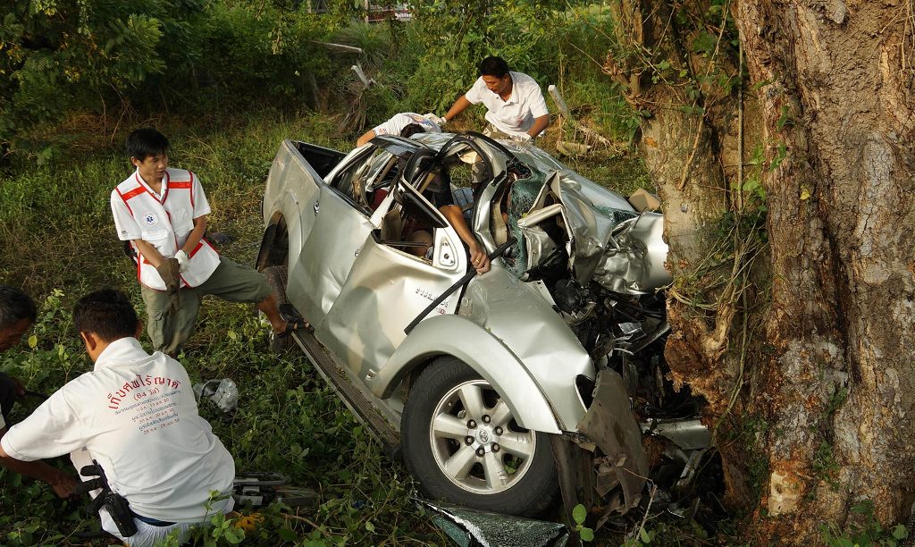 Songkran Holiday Kicks Off With 538 Road Accidents