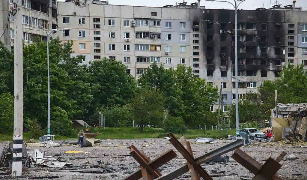 9 Killed, Including A Baby, In Dense Shelling Of Kharkiv Residential Areas