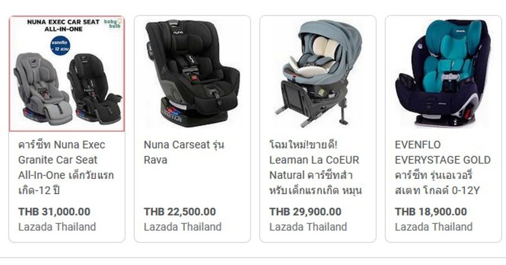 Child Car seats expensive