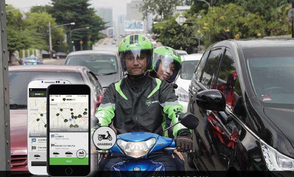 GrabBike Motorcycle Taxi's