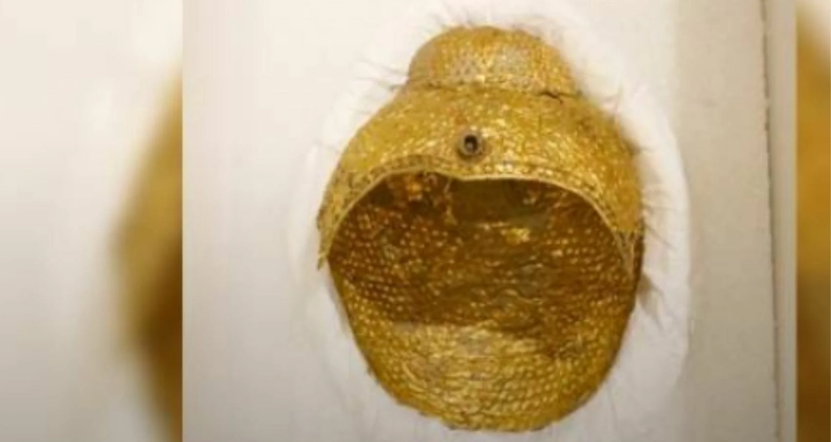 Us Returns 500 Year-Old Gold Crown Of A Buddha Statue 156 Gold Crown of a Buddha Statue