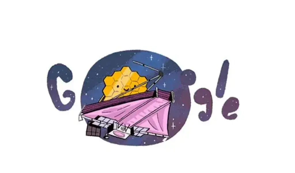 Google Doodle Honors James Webb Space Telescope's Deepest Infrared Photo