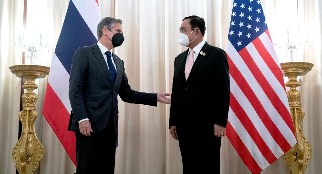 US Secretary of State Blinken Meets With Thailand’s Prime Minister
