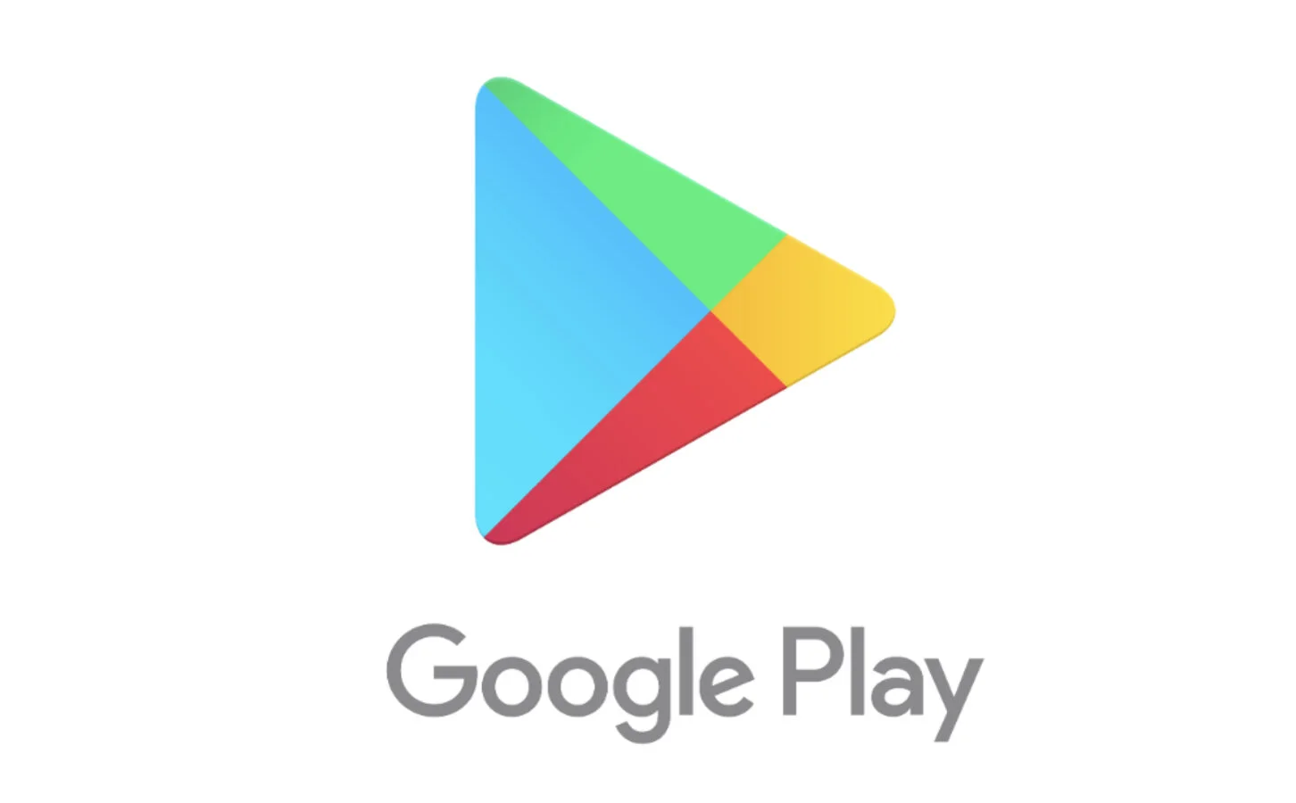 Old Google Play logo. More pointy. Credit: Google