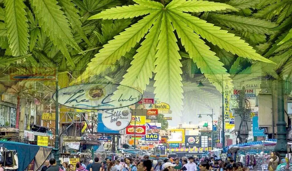 Cannabis Sales is illegal on Khao San Road
