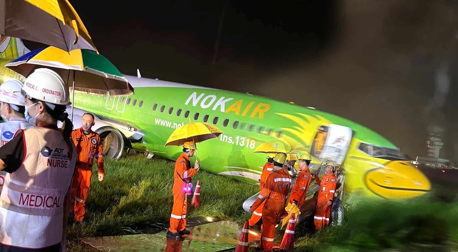 Nok Air Pilot to Be Questioned Over Keeping 164 Passengers Onboard After Botched Landing
