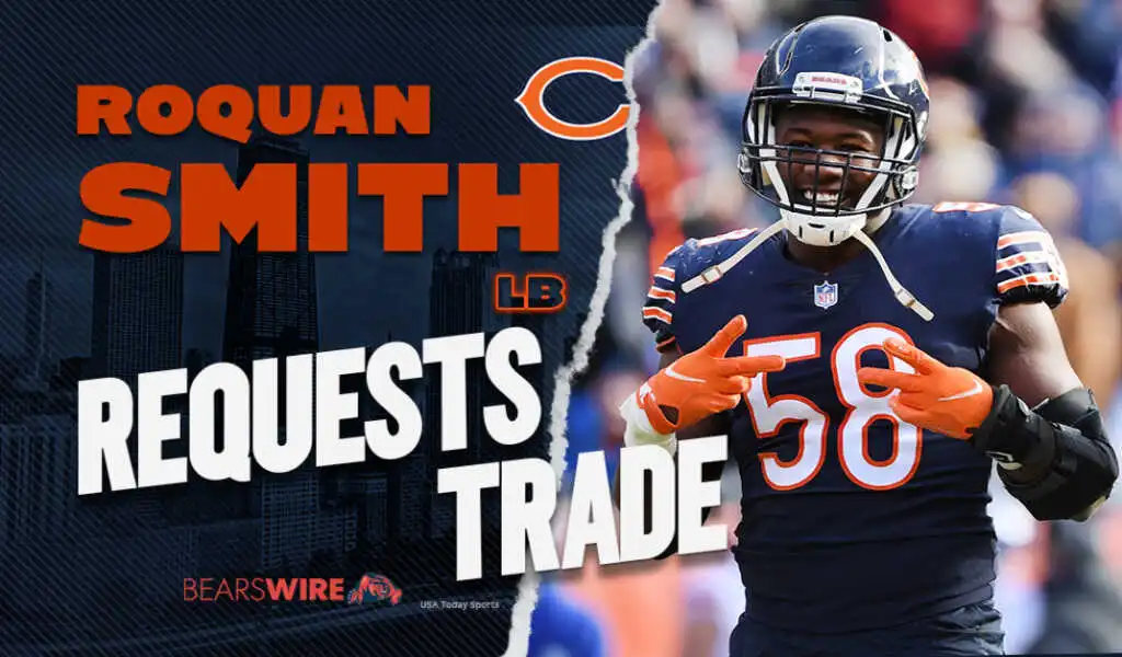 Roquan Smith, Is Dissatisfied For Negotiations On A New Contract With The Bears 156 Roquan Smith