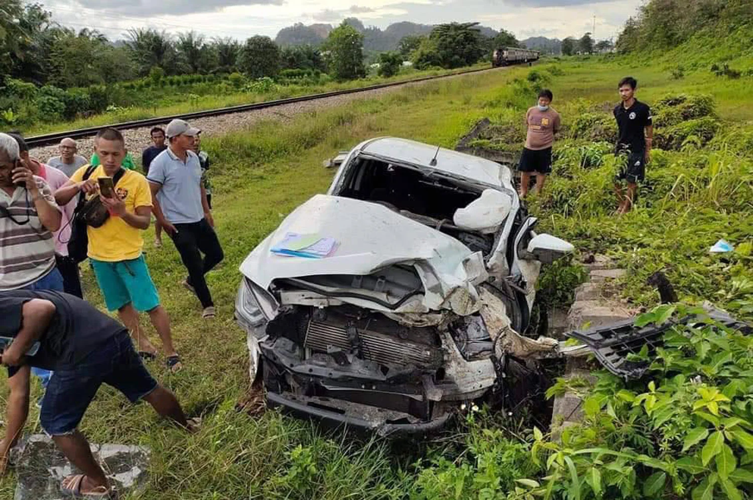 Woman, 24 Survives Crash with Passenger Train in Southern Thailand