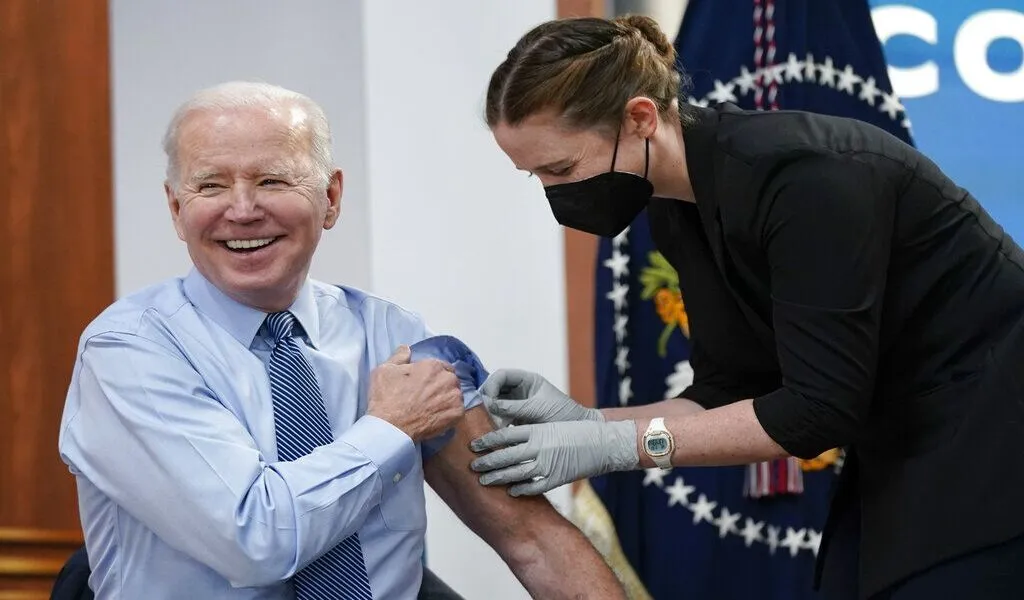 Biden Gets Latest Updated COVID-19 Vaccine