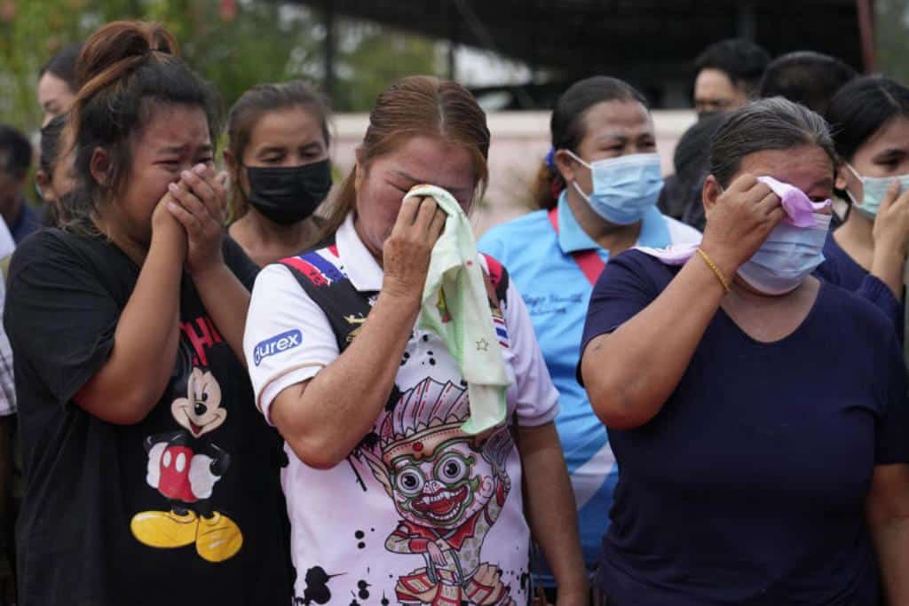 Cries of Sorrow as Thailand Buries 24 Children Slain in Massacre