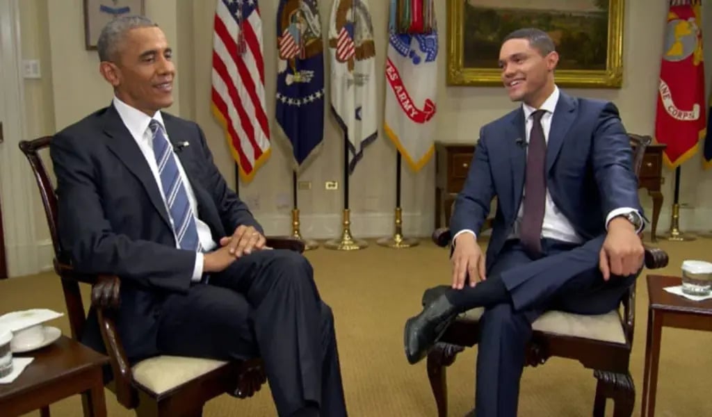 Barack Obama Visits ‘The Daily Show’ & Discuss Mid-Term Elections With Trevor Noah