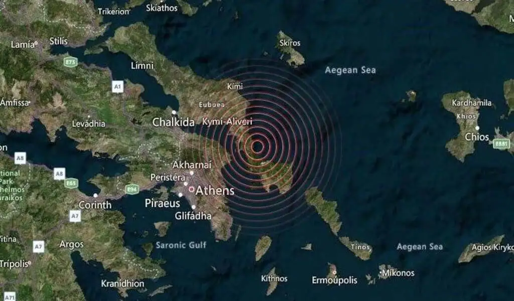 Earthquake Of Magnitude 4.7 Shakes Greece's Evia Island