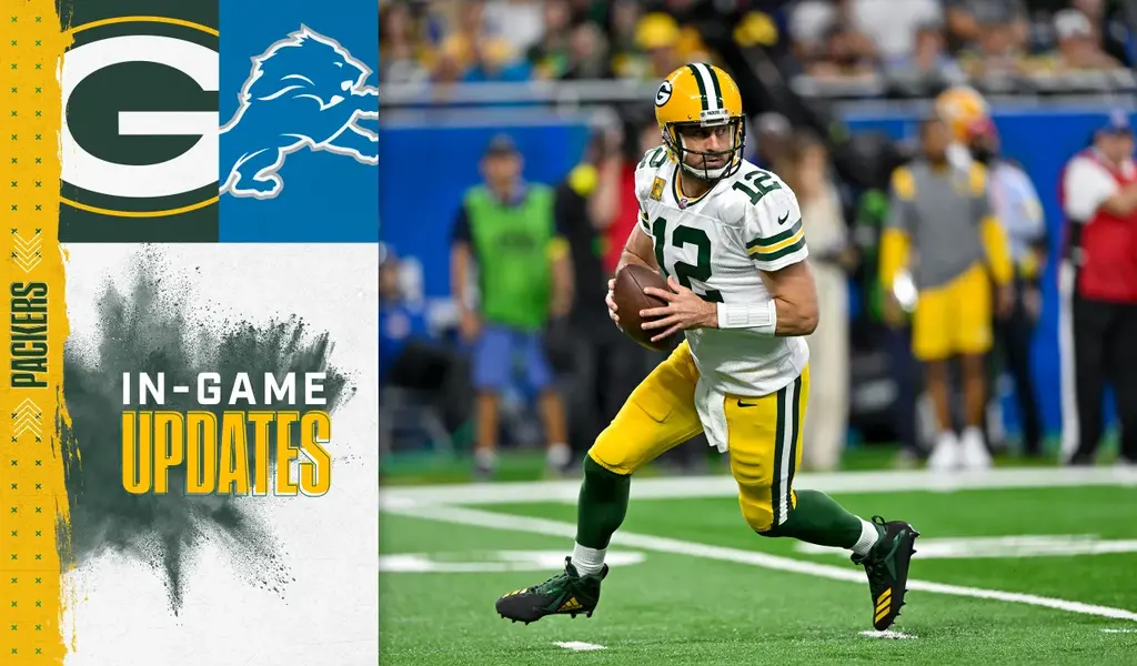 Packers’ Aaron Rodgers throws 3 INTs in loss to Lions, 2 in the End Zone