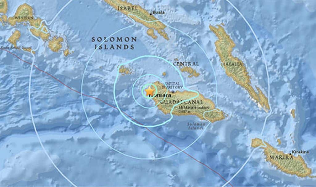 Earthquake Hammers Solomon Islands