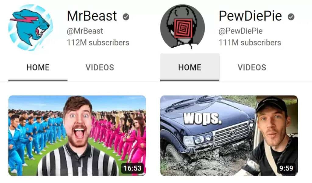 YouTuber MrBeast Overtakes PewDiePie In Most-Subscribed Youtube Channel