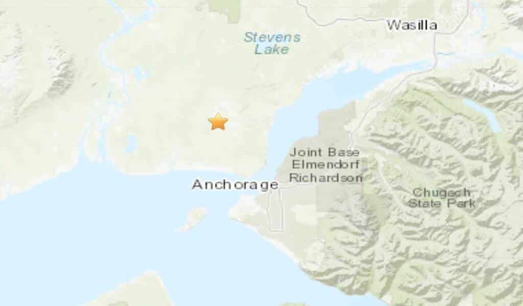An Earthquake With A Magnitude Of 4.9 Shakes Anchorage