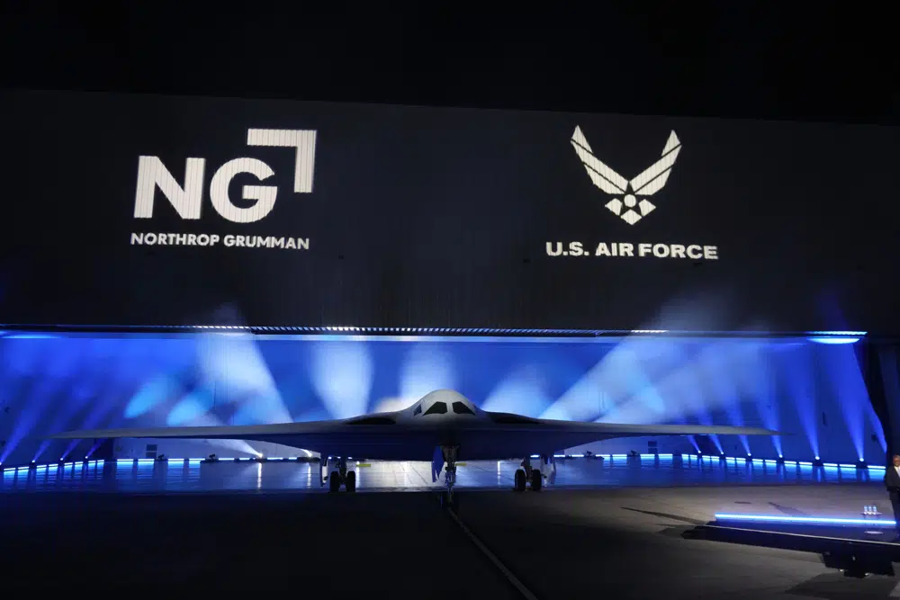 US Air Force Debuts the New Stealth Bomber, the B-21 Raider