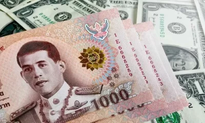 Thai baht Declines Against the US Dollar