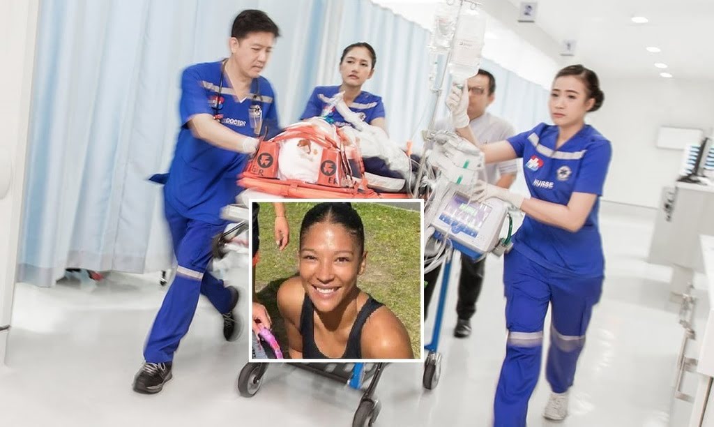 Woman breaks nearly every bone in face in Thailand