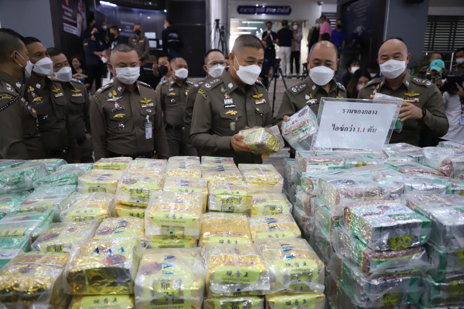 Police in Thailand Seize 1.14 Tonnes of Crystal Meth