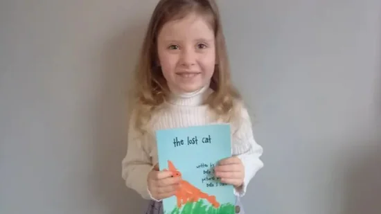 5 year old British girl publishes book makes Guinness World Record 1655376138150 1655376150036